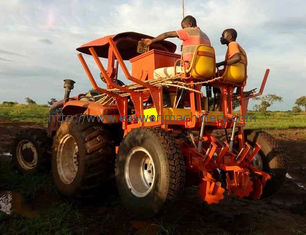 2 열 카사바 녹말 경작자 기계 턱 길이 19 센티미터 농업 리지르
