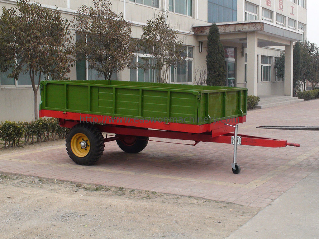 로딩 15HP 농업용 트랙터 트레일러 1500 킬로그램 2 휠 CE 승인
